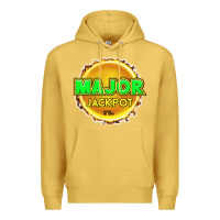 Antique Gold MAJOR JACKPOT Design - Pokie Designs Premium Hoodie - ArtChic