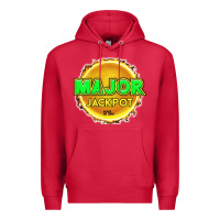 Cardinal MAJOR JACKPOT Design - Pokie Designs Premium Hoodie - ArtChic