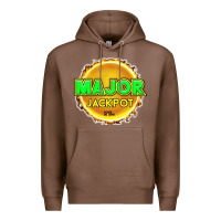 Chestnut MAJOR JACKPOT Design - Pokie Designs Premium Hoodie - ArtChic