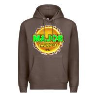 Coffee MAJOR JACKPOT Design - Pokie Designs Premium Hoodie - ArtChic