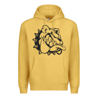 Antique Gold english bulldog Premium Hoodie - ArtChic