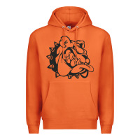 Carrot english bulldog Premium Hoodie - ArtChic