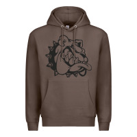 Coffee english bulldog Premium Hoodie - ArtChic