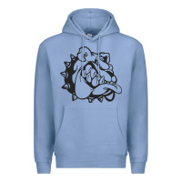 Colony Blue english bulldog Premium Hoodie - ArtChic
