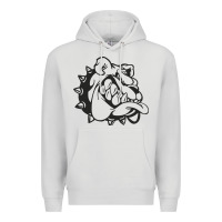 Dove Grey english bulldog Premium Hoodie - ArtChic