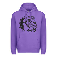 Purple english bulldog Premium Hoodie - ArtChic