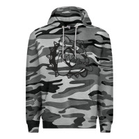 Slate Camo english bulldog Premium Hoodie - ArtChic