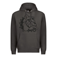 Smoke english bulldog Premium Hoodie - ArtChic