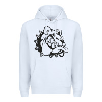 White english bulldog Premium Hoodie - ArtChic