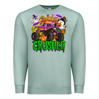 Seafoam spooky crusher monster truck Premium Sweatshirt - BarkalooDesign