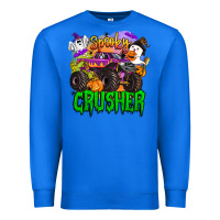 True Royal spooky crusher monster truck Premium Sweatshirt - BarkalooDesign