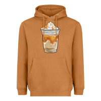 Meerkat iced caramel frappuccino coffee Heavyweight Hoodie - BarkalooDesign