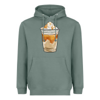 Sage iced caramel frappuccino coffee Heavyweight Hoodie - BarkalooDesign