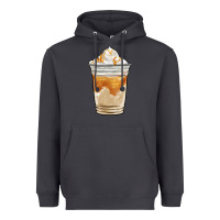 Smoke iced caramel frappuccino coffee Heavyweight Hoodie - BarkalooDesign
