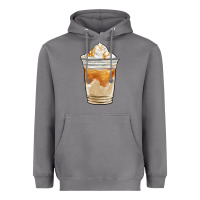 Storm iced caramel frappuccino coffee Heavyweight Hoodie - BarkalooDesign