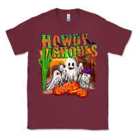 Burgundy Howdy ghouls Classic Tee - NancyCooperArtShop
