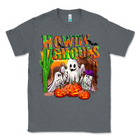 Charcoal Heather Howdy ghouls Classic Tee - NancyCooperArtShop