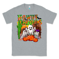Heather Grey Howdy ghouls Classic Tee - NancyCooperArtShop