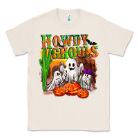 Natural Howdy ghouls Classic Tee - NancyCooperArtShop