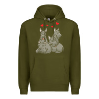 Army Green Scottish Terrier Lover Scottish Terrier Dog Aberdeen Terrier Premium Hoodie - trangStudio