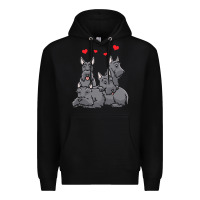 Black Scottish Terrier Lover Scottish Terrier Dog Aberdeen Terrier Premium Hoodie - trangStudio