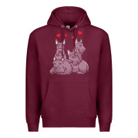Burgundy Scottish Terrier Lover Scottish Terrier Dog Aberdeen Terrier Premium Hoodie - trangStudio