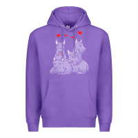 Purple Scottish Terrier Lover Scottish Terrier Dog Aberdeen Terrier Premium Hoodie - trangStudio