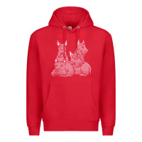 Red Scottish Terrier Lover Scottish Terrier Dog Aberdeen Terrier Premium Hoodie - trangStudio