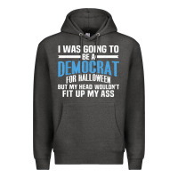 Charcoal Heather i was going to be a democrat for halloween political t shirt t shirt Premium Hoodie - StudioElite
