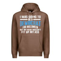 Chestnut i was going to be a democrat for halloween political t shirt t shirt Premium Hoodie - StudioElite