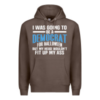 Coffee i was going to be a democrat for halloween political t shirt t shirt Premium Hoodie - StudioElite