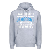 Heather Grey i was going to be a democrat for halloween political t shirt t shirt Premium Hoodie - StudioElite