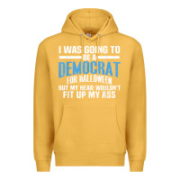 Mustard i was going to be a democrat for halloween political t shirt t shirt Premium Hoodie - StudioElite