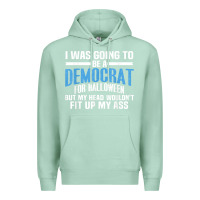 Seafoam i was going to be a democrat for halloween political t shirt t shirt Premium Hoodie - StudioElite
