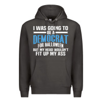 Smoke i was going to be a democrat for halloween political t shirt t shirt Premium Hoodie - StudioElite