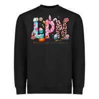 Black Easter Lpn Heavyweight Sweatshirt - CowhideDigitalArt