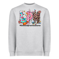 Heather Grey Easter Lpn Heavyweight Sweatshirt - CowhideDigitalArt