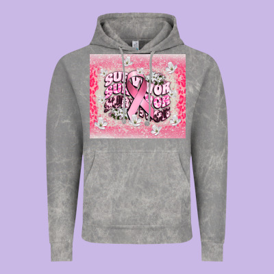 Survivor Cancer Awareness Vintage Hoodie Designed By Cowgirlartshop
