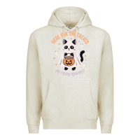Oatmeal Heather halloween cat costume Premium Hoodie - StudioElite