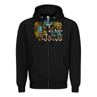 Black let me tell you about my jesus Zipper Hoodie - RacoonDesign