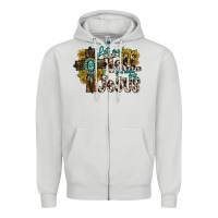 Dove Grey let me tell you about my jesus Zipper Hoodie - RacoonDesign