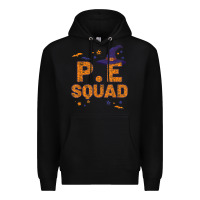 Black pe squad witch halloween pe teacher matching Premium Hoodie - trangStudio