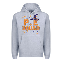Heather Grey pe squad witch halloween pe teacher matching Premium Hoodie - trangStudio