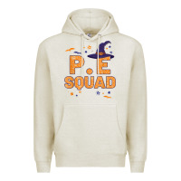 Oatmeal Heather pe squad witch halloween pe teacher matching Premium Hoodie - trangStudio