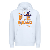 White pe squad witch halloween pe teacher matching Premium Hoodie - trangStudio