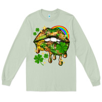 Matcha St. Patrick's Day lips Long Sleeve Tee - HowdyJamesFarm