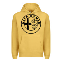 Antique Gold alfa racing big Premium Hoodie - PixelFlow