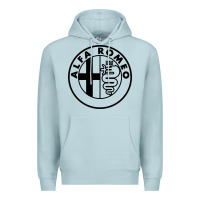 Blue Mist alfa racing big Premium Hoodie - PixelFlow