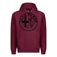 Burgundy alfa racing big Premium Hoodie - PixelFlow