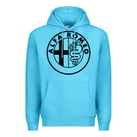 Ocean Blue alfa racing big Premium Hoodie - PixelFlow